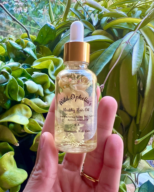 Handmade Jasmine Honeysuckle Healthy Hair Oil